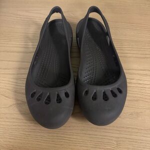 Crocs Kaydee Ballet Flat Slip On Brown Shoes Size 6